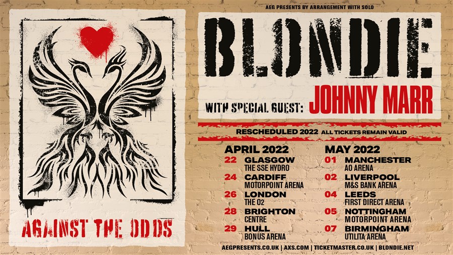 Blondie (with special guests Johnny Marr)